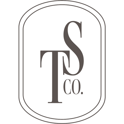 TS Co. logo with stylized letters enclosed in an oval.